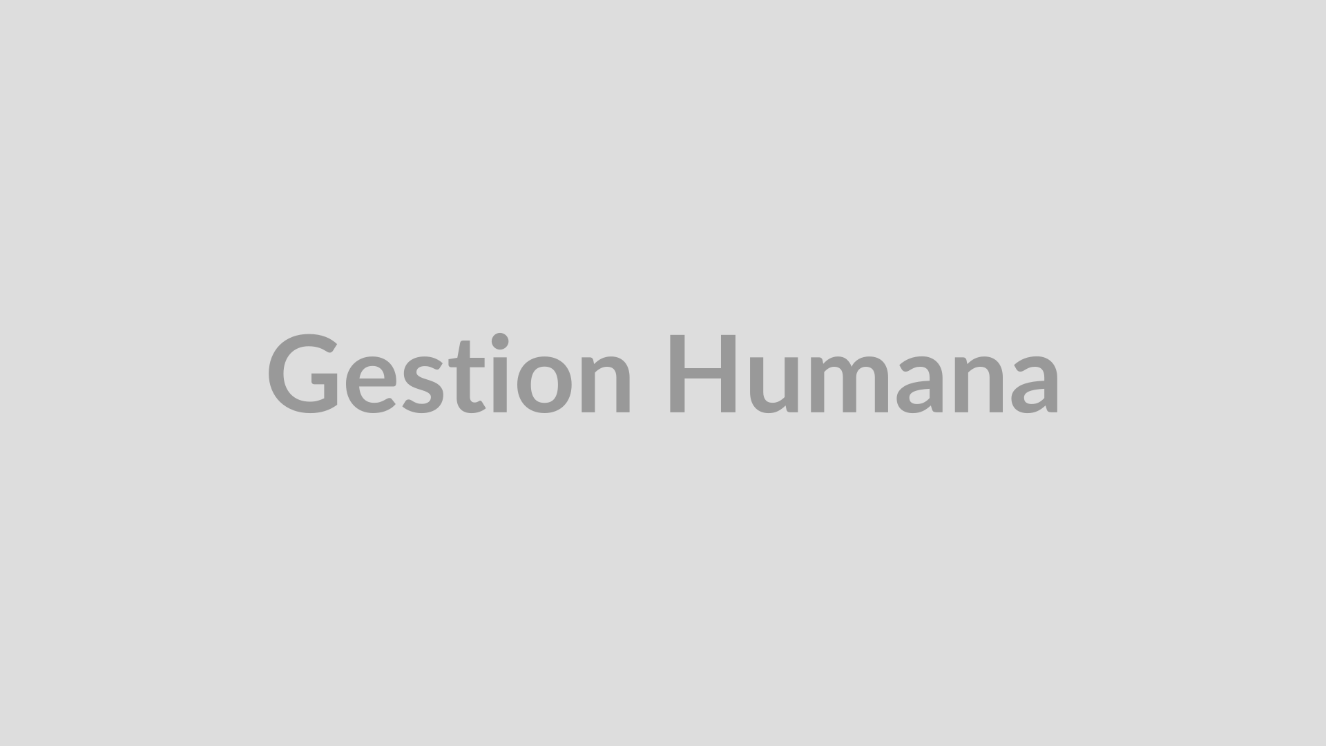Gestión Humana